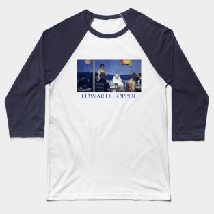 Blue  Night  (1914) by Edward Hopper Baseball T-Shirt